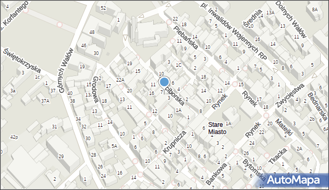 Gliwice, Raciborska, 5, mapa Gliwic