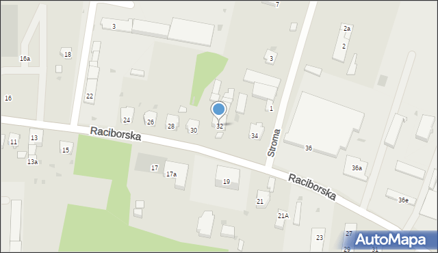 Głubczyce, Raciborska, 32, mapa Głubczyce