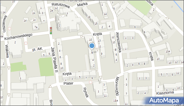 Głubczyce, Ratuszowa, 6, mapa Głubczyce