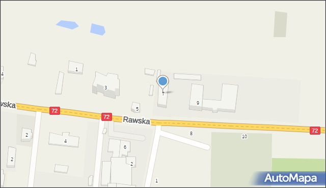 Głuchów, Rawska, 7, mapa Głuchów