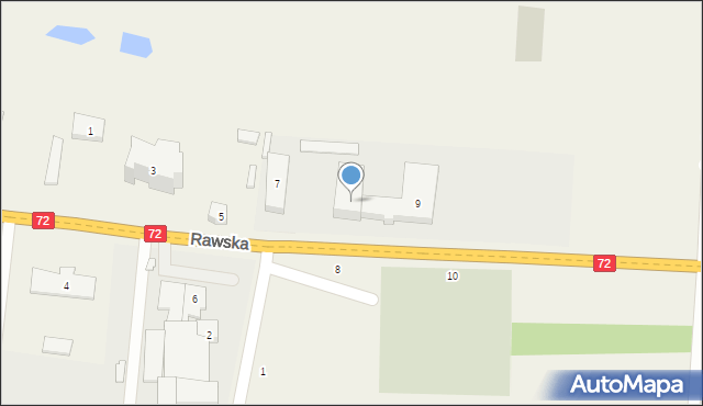 Głuchów, Rawska, 9, mapa Głuchów