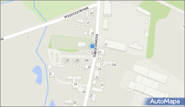 Grodzisk Wielkopolski, Rakoniewicka, 18, mapa Grodzisk Wielkopolski