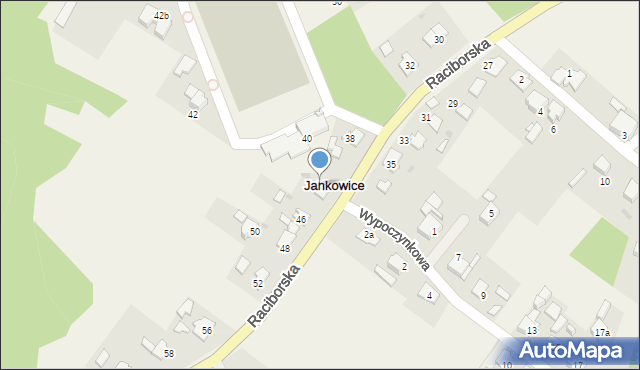 Jankowice, Raciborska, 44, mapa Jankowice