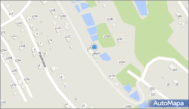 Jastrzębie-Zdrój, Ranoszka R., prof., 107f, mapa Jastrzębie-Zdrój