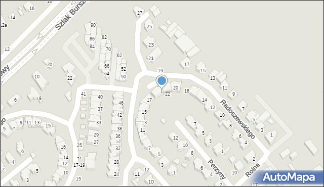 Kalisz, Radoszewskiego Józefa, 24, mapa Kalisza