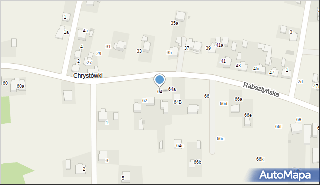Klucze, Rabsztyńska, 64, mapa Klucze