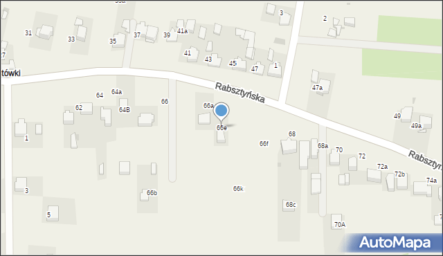 Klucze, Rabsztyńska, 66e, mapa Klucze