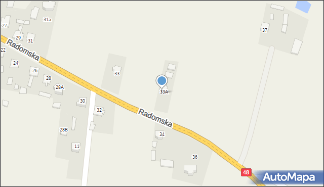 Klwów, Radomska, 35, mapa Klwów