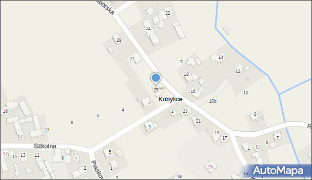 Kobylice, Raciborska, 25, mapa Kobylice