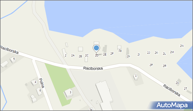 Kobylice, Raciborska, 2D, mapa Kobylice