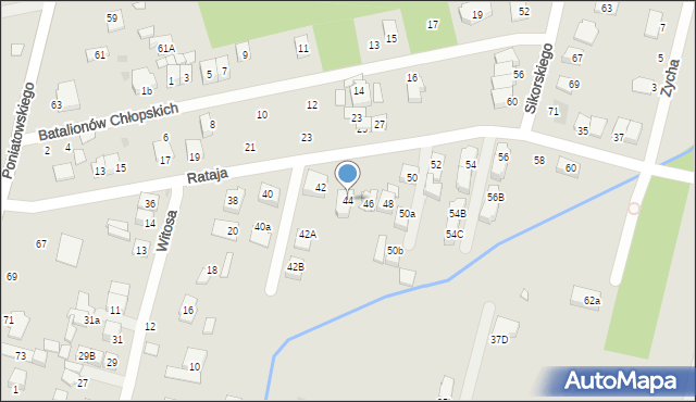 Kobyłka, Rataja Macieja, 44, mapa Kobyłka