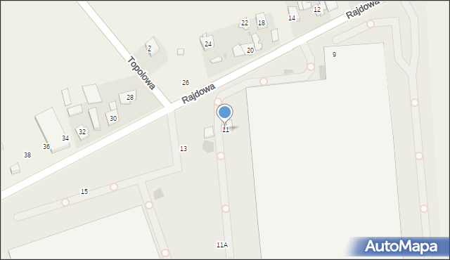 Konotopa, Rajdowa, 11, mapa Konotopa