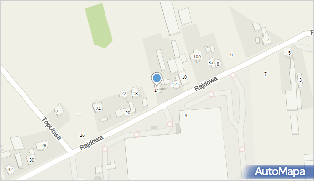 Konotopa, Rajdowa, 14, mapa Konotopa