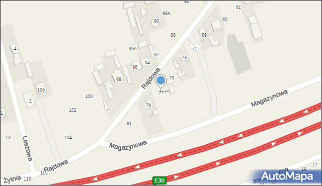 Konotopa, Rajdowa, 77, mapa Konotopa