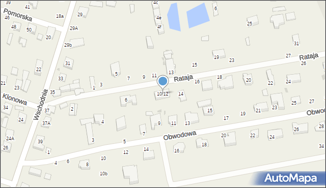 Ksawerów, Rataja M., 10/12, mapa Ksawerów