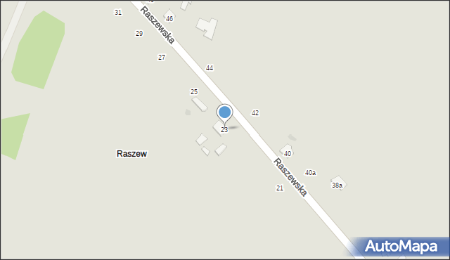 Kutno, Raszewska, 23, mapa Kutno