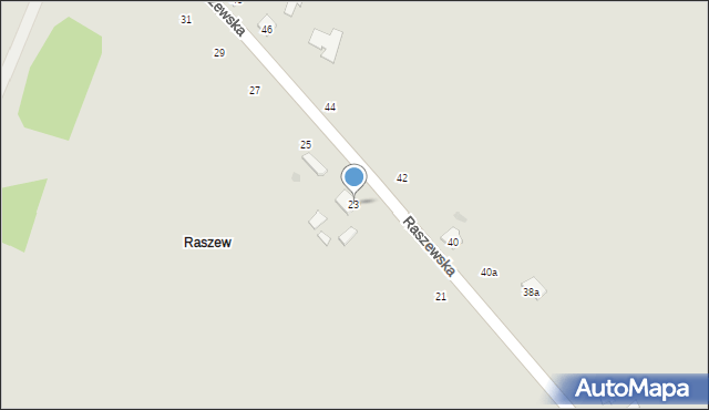 Kutno, Raszewska, 23, mapa Kutno