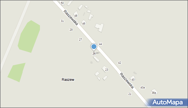 Kutno, Raszewska, 25, mapa Kutno