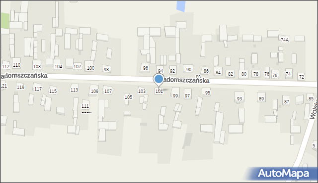 Lgota Wielka, Radomszczańska, 101, mapa Lgota Wielka