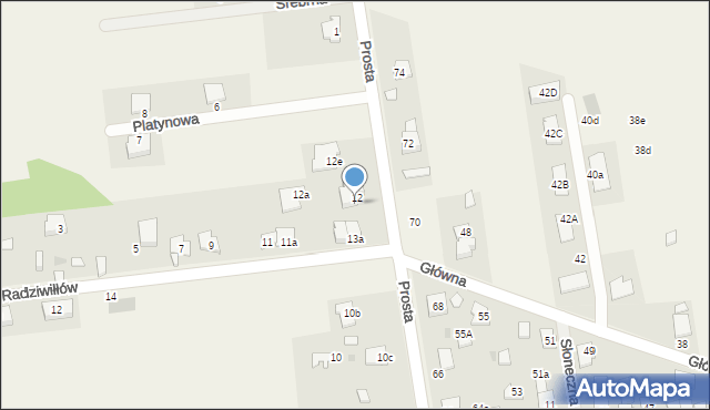 Ludwinowo Zegrzyńskie, Radziwiłłów, 12, mapa Ludwinowo Zegrzyńskie
