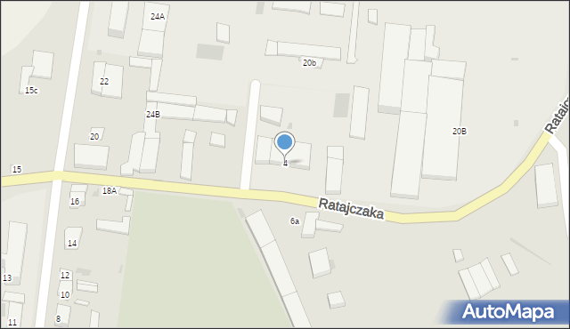 Międzychód, Ratajczaka Romana, 4, mapa Międzychód