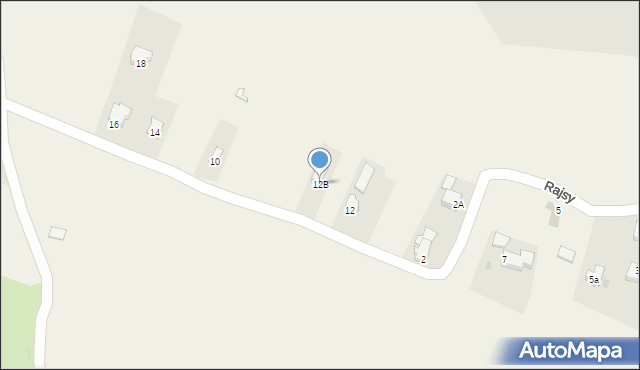 Miejsce Piastowe, Rajsy, 12B, mapa Miejsce Piastowe