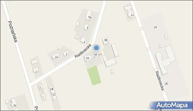 Mieszków, Radlińska, 3c, mapa Mieszków