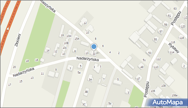 Nowa Wola, Raszyńska, 11, mapa Nowa Wola