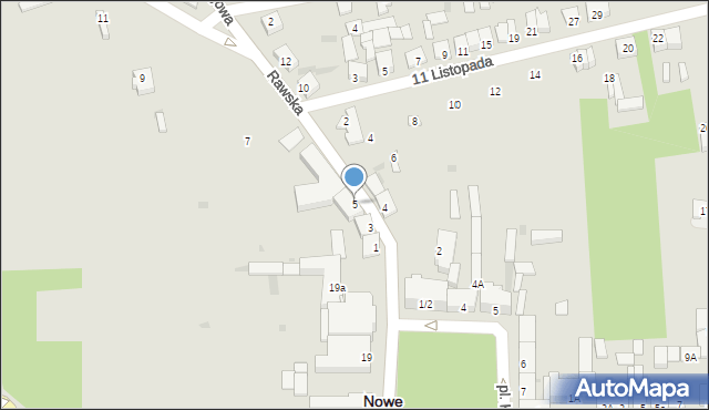 Nowe Miasto nad Pilicą, Rawska, 5, mapa Nowe Miasto nad Pilicą