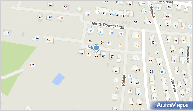 Nowogard, Rataja Macieja, 21, mapa Nowogard