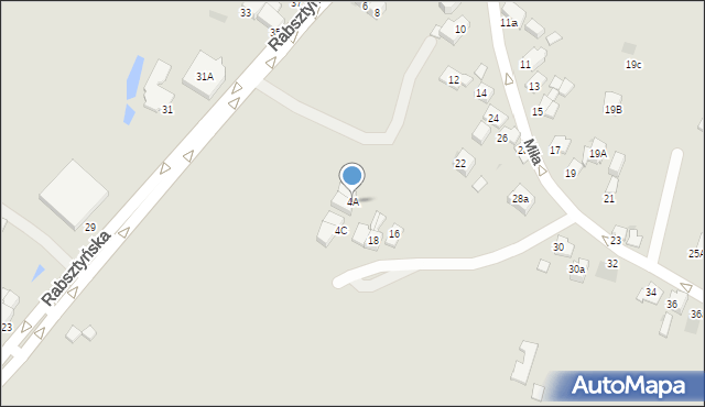 Olkusz, Rabsztyńska, 4A, mapa Olkusz