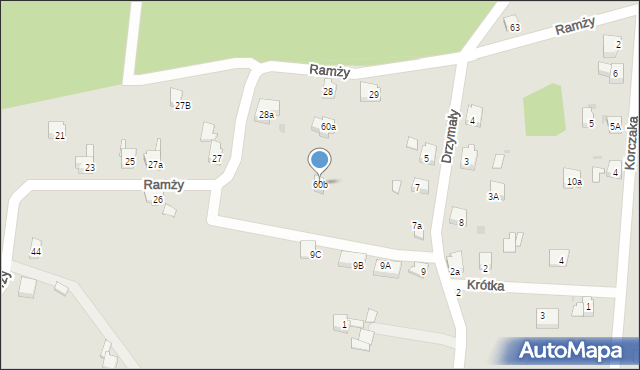 Orzesze, Ramży, 60b, mapa Orzesze