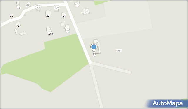 Otwock, Rakowa, 19, mapa Otwock