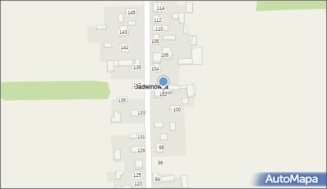 Płoszów, Radomszczańska, 102, mapa Płoszów