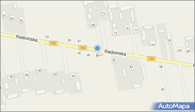 Potworów, Radomska, 50, mapa Potworów