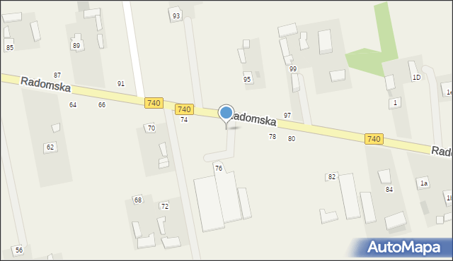 Potworów, Radomska, 76, mapa Potworów