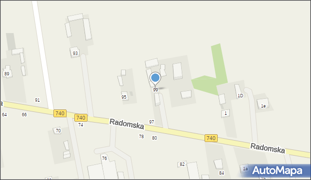 Potworów, Radomska, 99, mapa Potworów