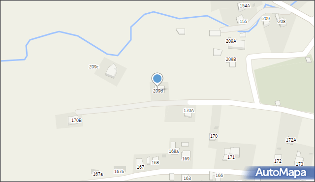 Raba Wyżna, Raba Wyżna, 209d, mapa Raba Wyżna