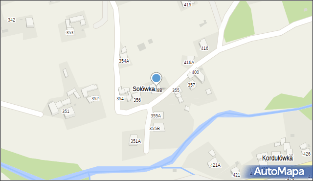 Raba Wyżna, Raba Wyżna, 358B, mapa Raba Wyżna