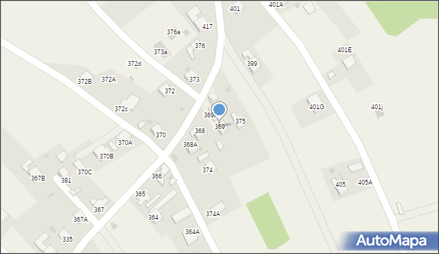 Raba Wyżna, Raba Wyżna, 369, mapa Raba Wyżna