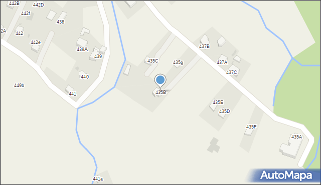 Raba Wyżna, Raba Wyżna, 435B, mapa Raba Wyżna