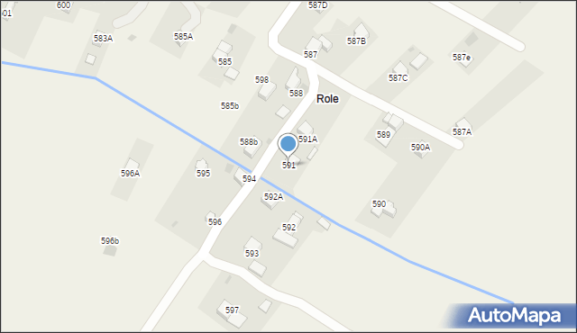 Raba Wyżna, Raba Wyżna, 591, mapa Raba Wyżna