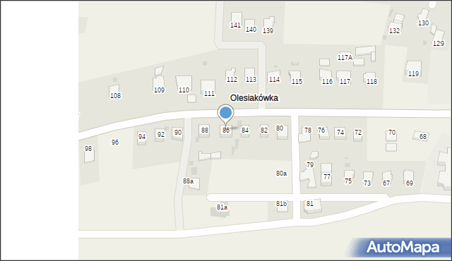 Raba Wyżna, Raba Wyżna, 86, mapa Raba Wyżna