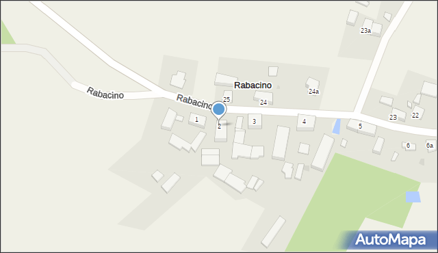 Rabacino, Rabacino, 2, mapa Rabacino