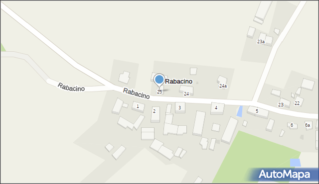 Rabacino, Rabacino, 25, mapa Rabacino