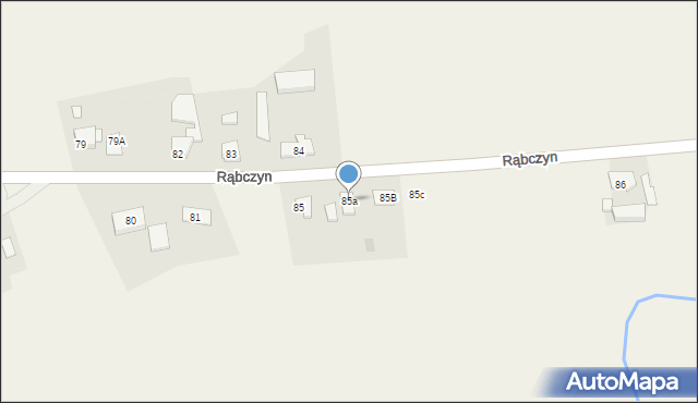 Rąbczyn, Rąbczyn, 85a, mapa Rąbczyn