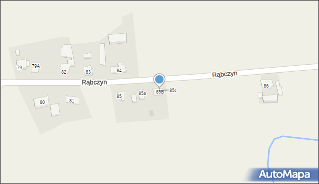 Rąbczyn, Rąbczyn, 85B, mapa Rąbczyn