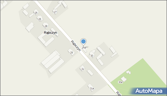 Rąbczyn, Rąbczyn, 27A, mapa Rąbczyn