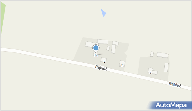 Rąbież, Rąbież, 1a, mapa Rąbież