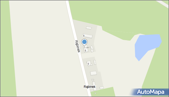 Rąbinek, Rąbinek, 5A, mapa Rąbinek